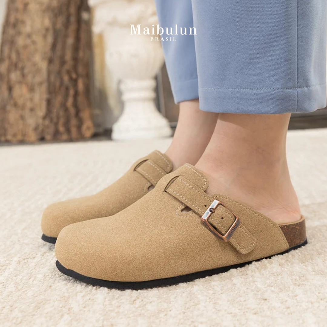 Clog - Marrom Claro
