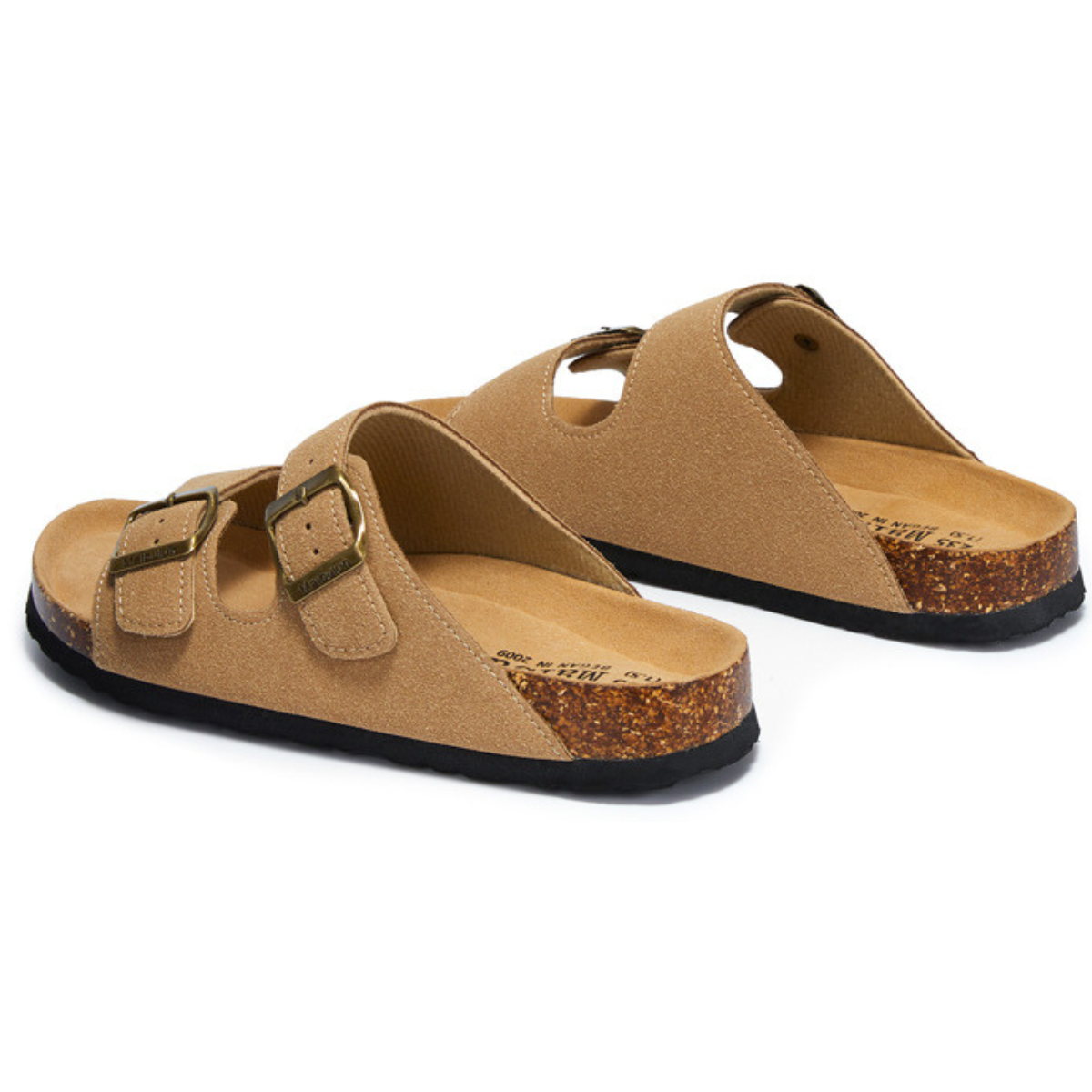 Sandália Birken Maibulun Camurça - Marrom Claro