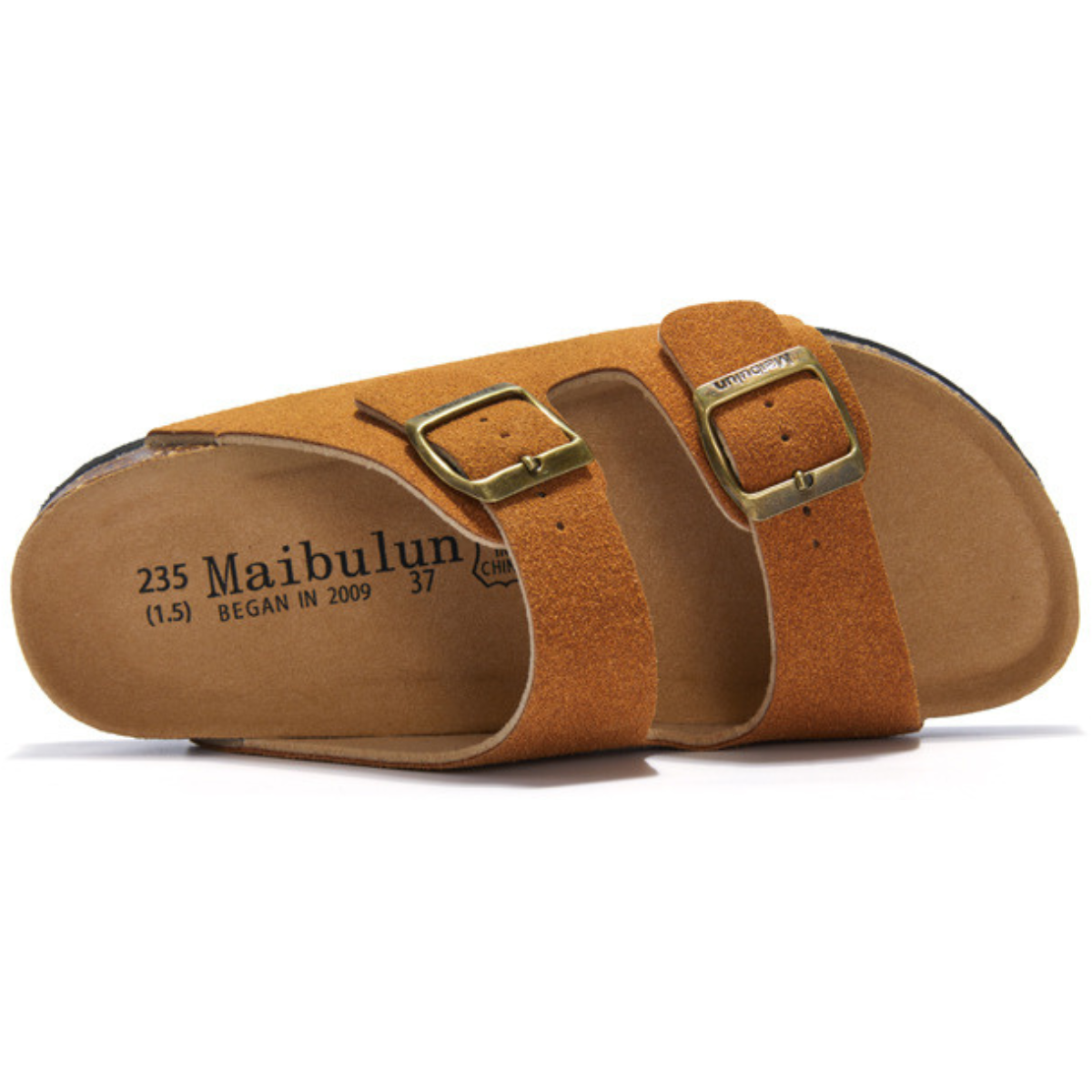 Sandália Birken Maibulun Camurça - Caramelo
