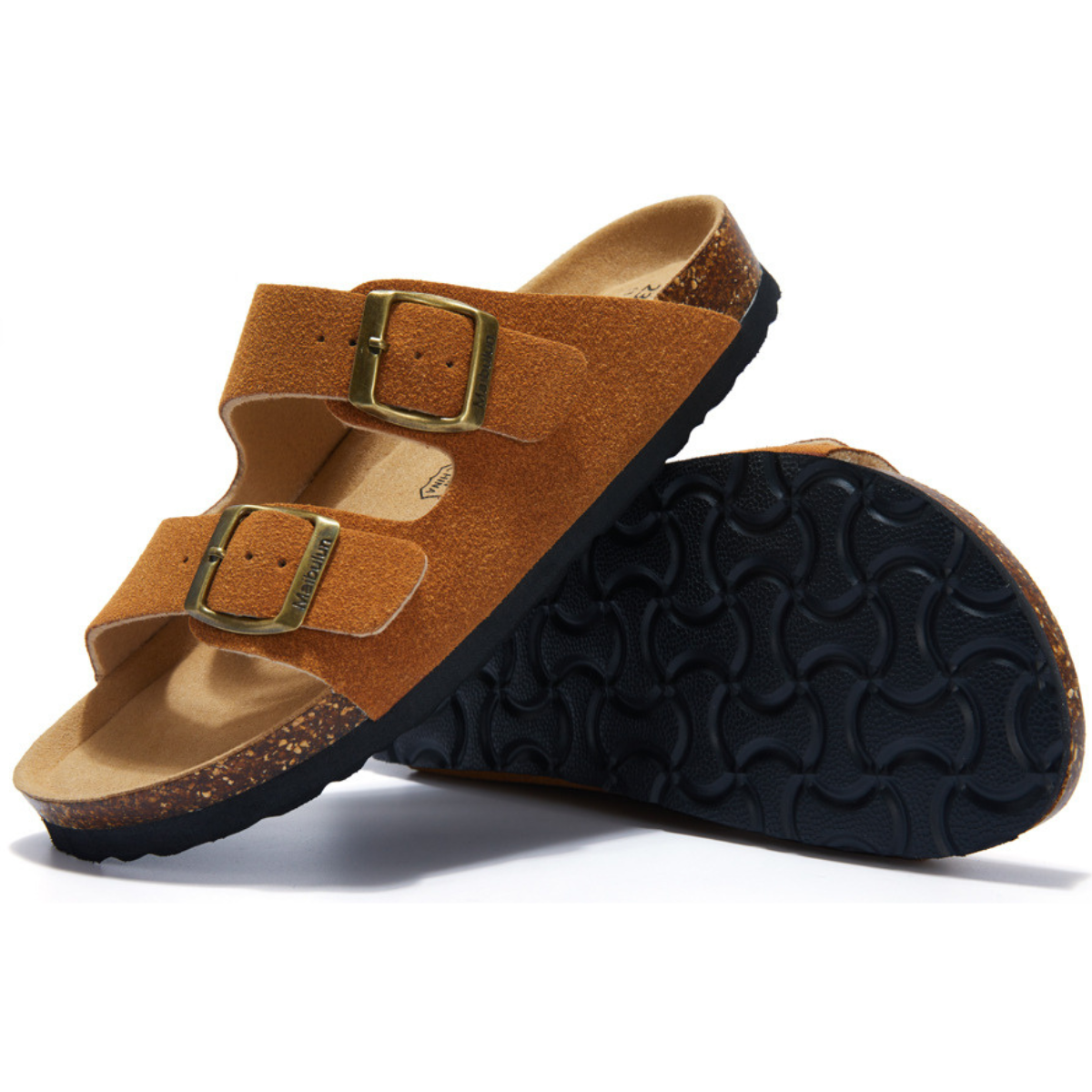 Sandália Birken Maibulun Camurça - Caramelo