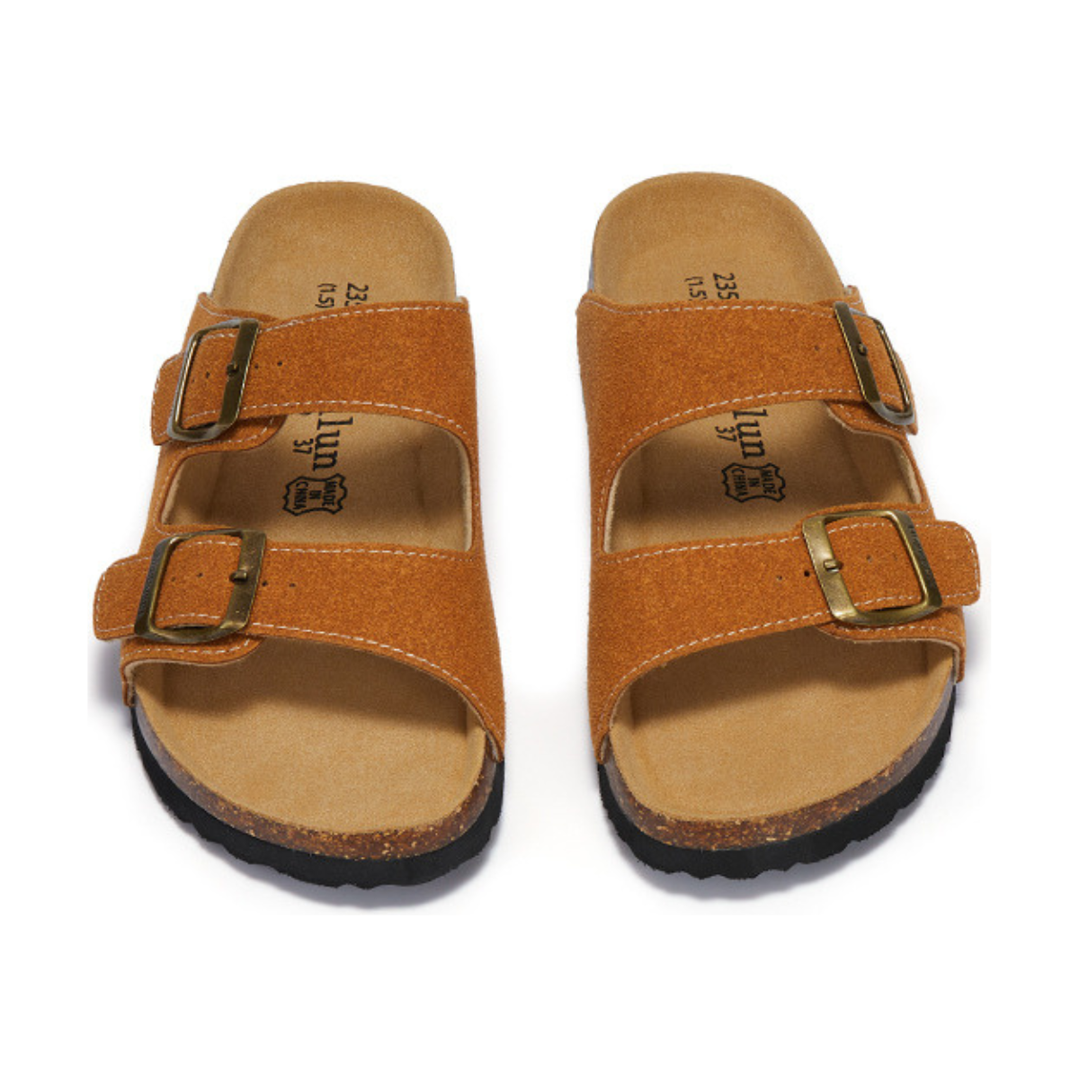 Sandália Birken Maibulun Camurça - Caramelo