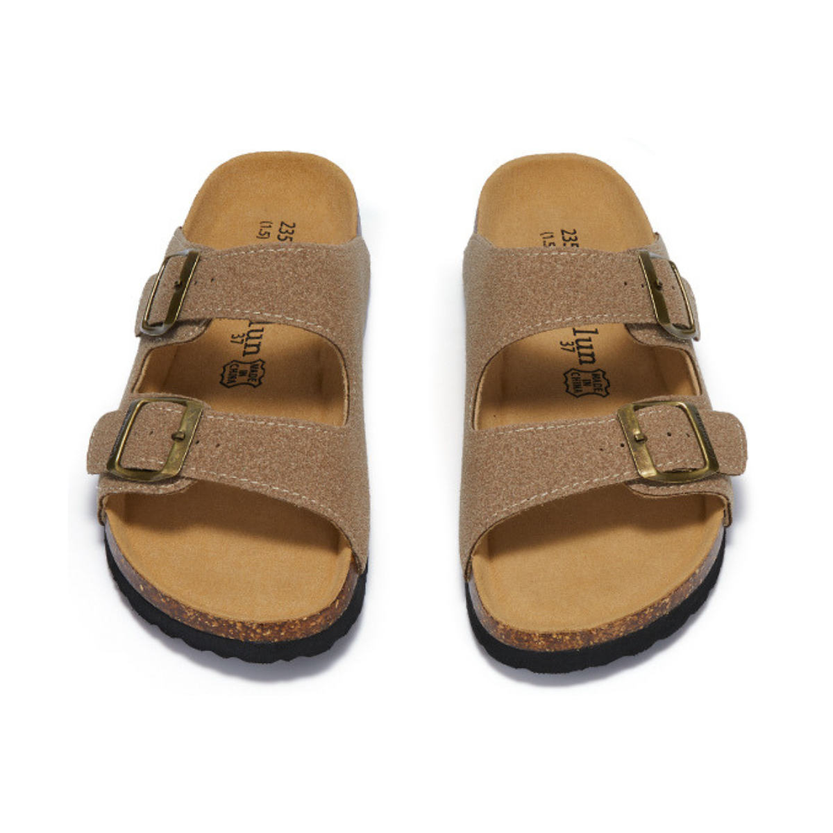 Sandália Birken Maibulun Camurça - Areia
