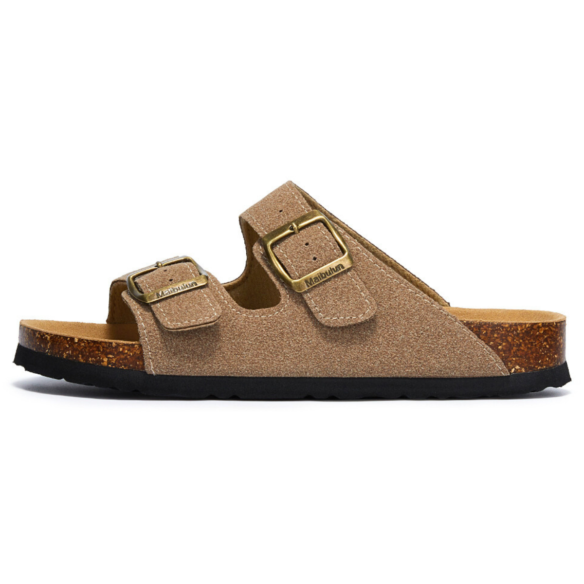 Sandália Birken Maibulun Camurça - Areia