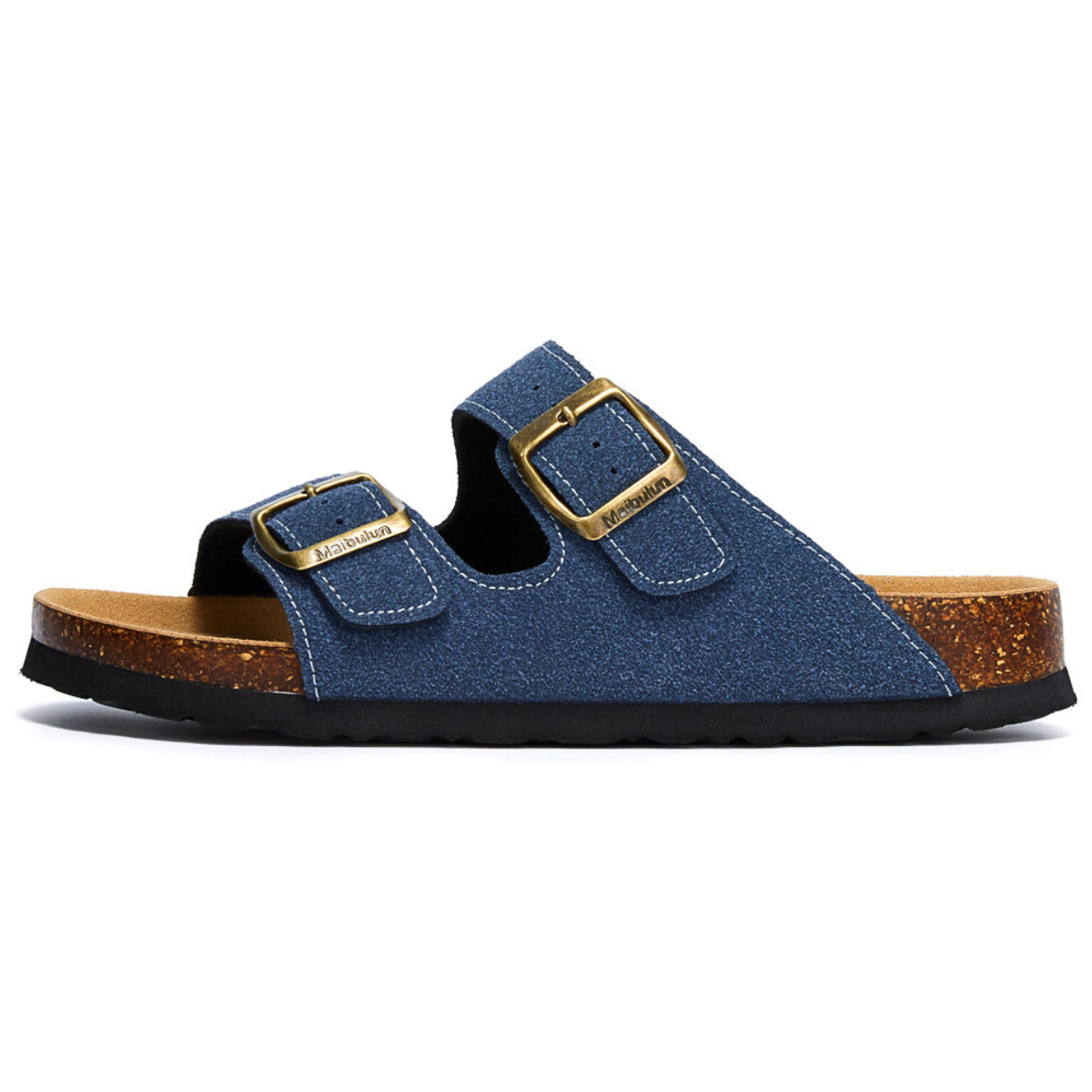 Sandália Birken Maibulun Camurça - Azul
