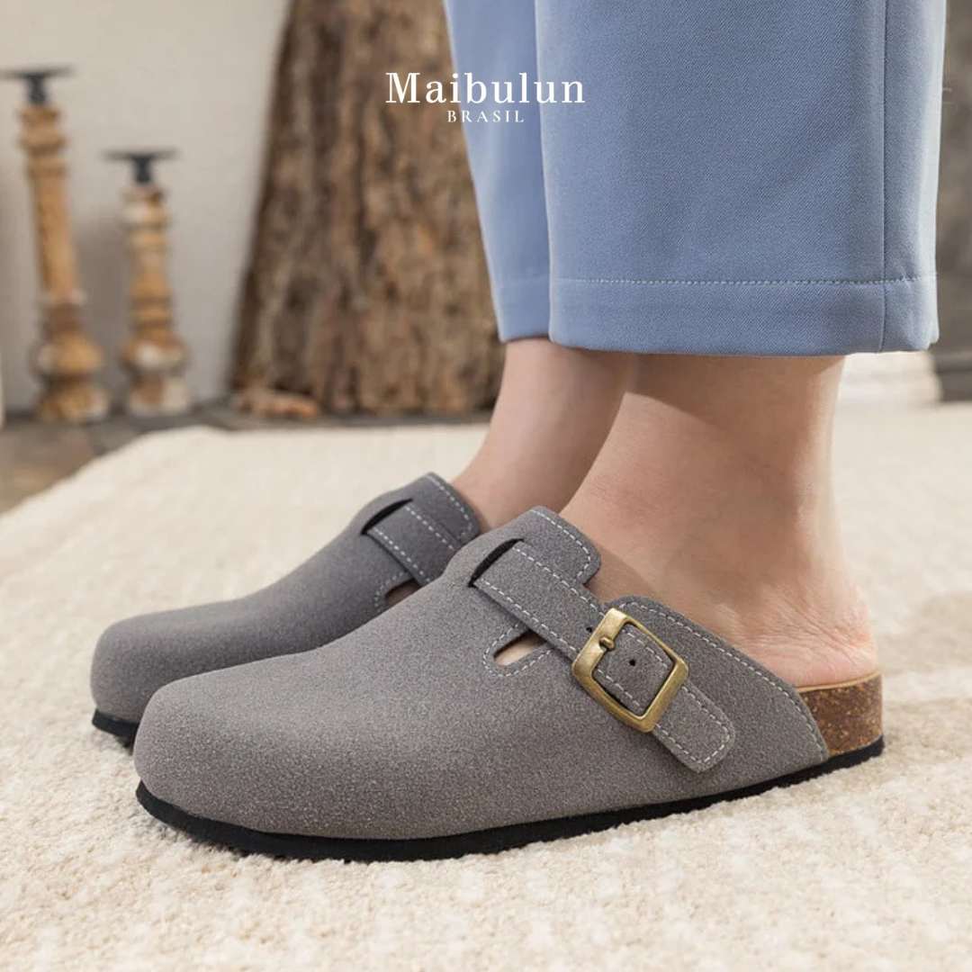 Clog - Cinza Claro