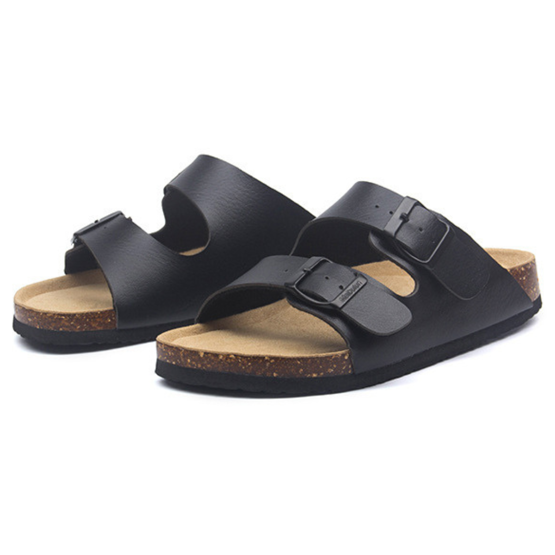 Sandália Birken Maibulun Couro - Preto