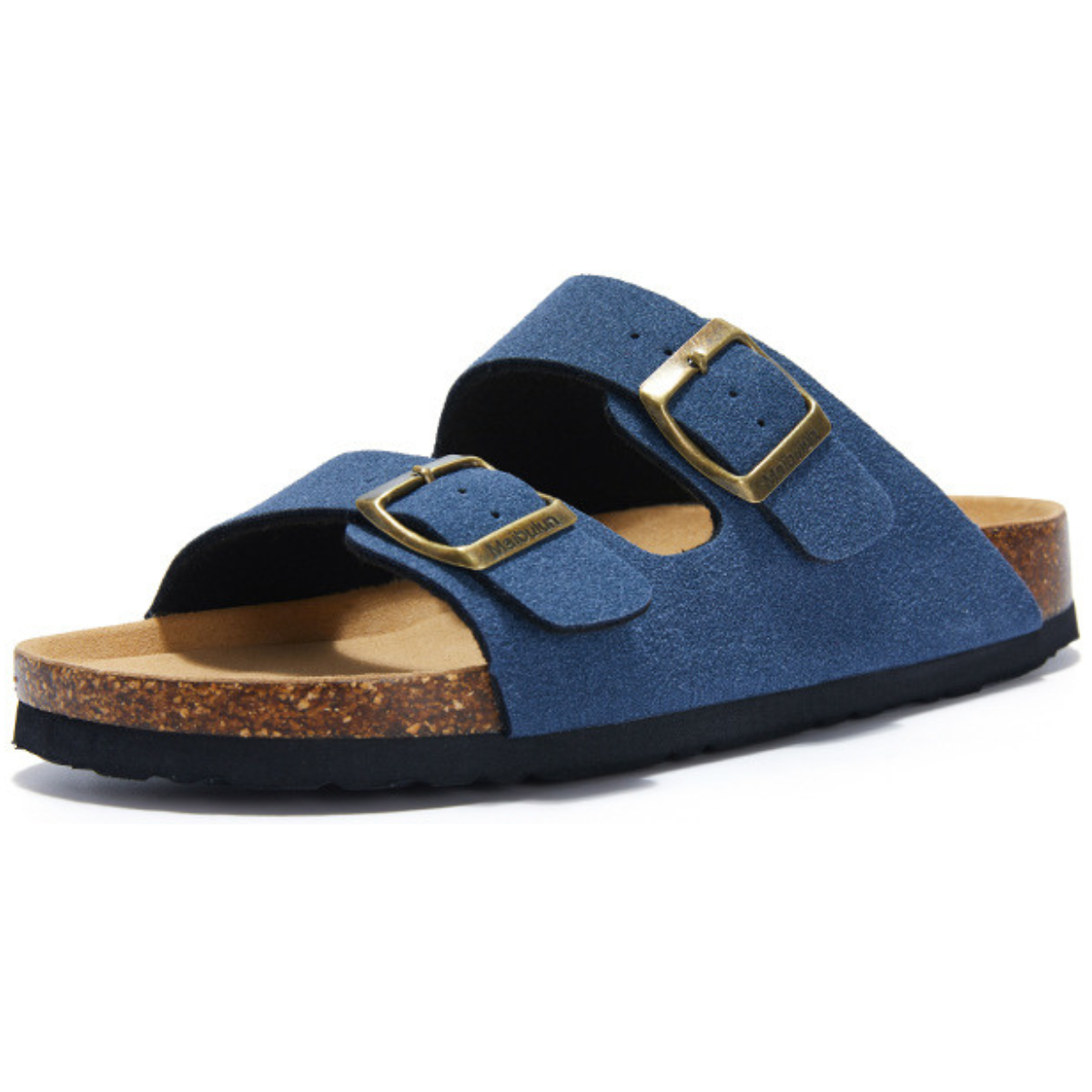 Sandália Birken Maibulun Camurça - Azul